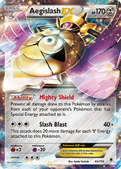 Aegislash-EX Phantom Forces Pokemon Card