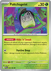 Poltchageist Pitch Black Pokemon Card