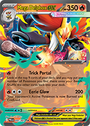 Mega Delphox EX Pitch Black Pokemon Card
