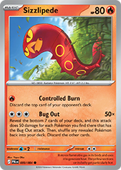 Sizzlipede Pitch Black Pokemon Card