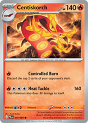Centiskorch Pitch Black Pokemon Card