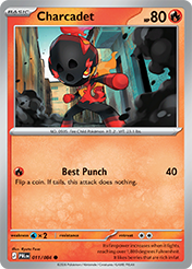 Charcadet Pitch Black Pokemon Card