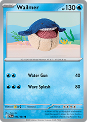 Wailmer Pitch Black Pokemon Card
