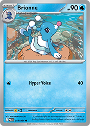 Brionne Pitch Black Pokemon Card