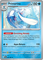 Primarina Pitch Black Pokemon Card
