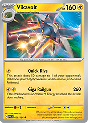 Vikavolt Pitch Black Pokemon Card