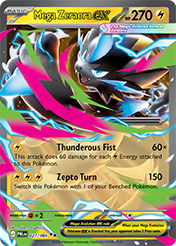 Mega Zeraora EX Pitch Black Pokemon Card
