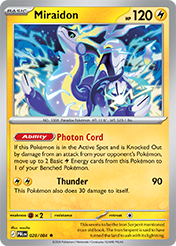 Miraidon Pitch Black Pokemon Card