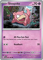 Slowpoke Pitch Black Pokemon Card