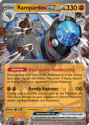 Rampardos EX Pitch Black Pokemon Card