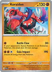 Koraidon Pitch Black Pokemon Card
