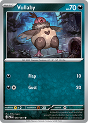 Vullaby Pitch Black Pokemon Card