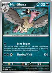Mandibuzz Pitch Black Pokemon Card