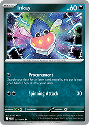 Inkay Pitch Black Pokemon Card