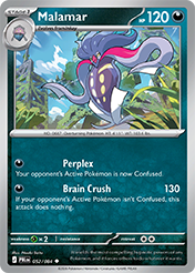 Malamar Pitch Black Pokemon Card