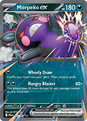 Morpeko EX Pitch Black Pokemon Card