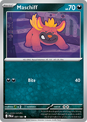 Maschiff Pitch Black Pokemon Card