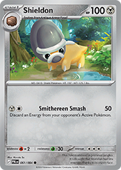 Shieldon Pitch Black Pokemon Card