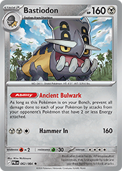 Bastiodon Pitch Black Pokemon Card