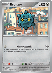 Bronzor Pitch Black Pokemon Card