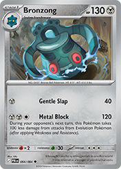 Bronzong Pitch Black Pokemon Card