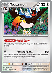 Toucannon Pitch Black Pokemon Card