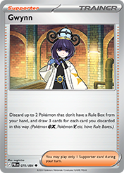 Gwynn Pitch Black Pokemon Card
