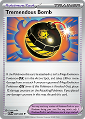 Tremendous Bomb Pitch Black Pokemon Card