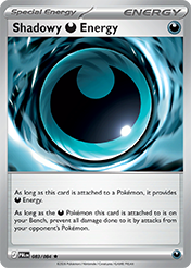 Shadowy Darkness Energy Pitch Black Pokemon Card