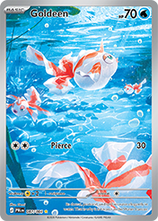 Goldeen Pitch Black Pokemon Card