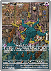 Dhelmise Pitch Black Pokemon Card