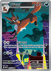 Thievul Pitch Black Pokemon Card