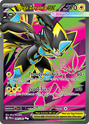 Mega Zeraora EX Pitch Black Pokemon Card