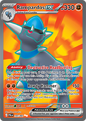 Rampardos EX Pitch Black Pokemon Card