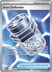 Iron Defender Pitch Black Pokemon Card