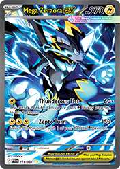 Mega Zeraora EX Pitch Black