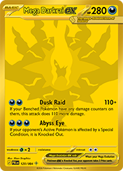 Mega Darkrai EX Pitch Black