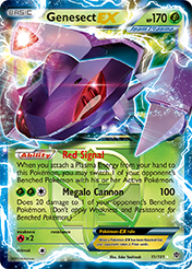 Genesect-EX Plasma Blast Pokemon Card