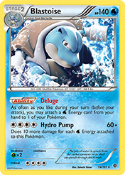 Blastoise Plasma Blast Card List