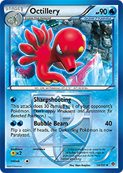 Octillery Plasma Blast Pokemon Card