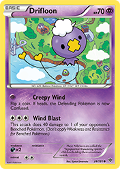 Drifloon Plasma Blast Pokemon Card