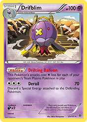 Drifblim Plasma Blast Pokemon Card