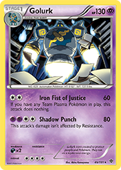 Golurk Plasma Blast Pokemon Card