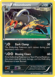 Houndoom Plasma Blast Pokemon Card