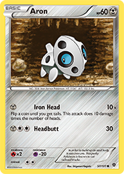 Aron Plasma Blast Pokemon Card