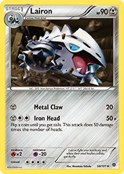 Lairon Plasma Blast Pokemon Card