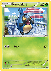 Karrablast Plasma Blast Card List