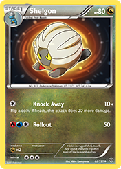 Shelgon Plasma Blast Pokemon Card