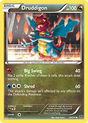 Druddigon Plasma Blast Pokemon Card