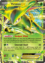 Virizion-EX Plasma Blast Card List